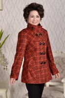 中年女装秋冬装外套热卖新款大版野草05#格子风衣大码女装_250x250.jpg