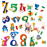 包邮卡通趣味数字 字母动物贴纸儿童房幼儿园装饰 早教可移除墙贴_250x250.jpg