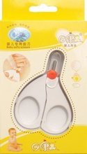RK-3655 日康剪刀 圆头 婴儿 专用 安全 剪刀 宝宝剪刀