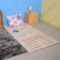 特价实木折叠床单人床双人床 实木床 简易榻榻米地垫 平板床 矮床_250x250.jpg