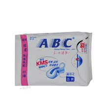 ABC卫生巾正品批发夜用纤薄棉柔排湿表层8片k12