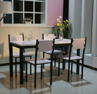 特价包邮钢木家居餐桌椅组合肯德基餐桌饭店餐馆简易饭桌椅_250x250.jpg