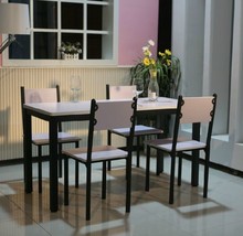 特价包邮钢木家居餐桌椅组合肯德基餐桌饭店餐馆简易饭桌椅