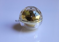 高端化妆品包装瓶子，钻石球形瓶，菱形奢华金色15g克膏霜瓶_250x250.jpg