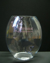 【195540】玻璃透明花瓶/婚庆花器/花插/水培缸/鱼缸恐龙蛋炮弹形