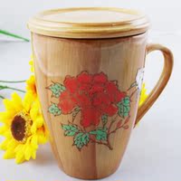 包邮个性复古办公室水杯正品木纹创意红玫瑰马克杯陶瓷杯子带盖子_250x250.jpg