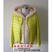 拉夏贝尔2013冬款专柜正品代购拉夏贝尔羽绒服短款两件套10004965_250x250.jpg