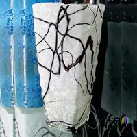 简约现代 方形装饰花瓶 黑白2色拉丝超质感 插花器玻璃花瓶_250x250.jpg