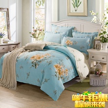 特价欧瑞四件套床上用品床单规格印花活性斜纹全棉批发床品套件