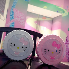 新款hello kitty超薄镜子充电宝 卡通KT猫可爱移动电源厂家批发