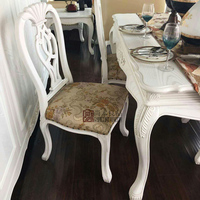 欧式餐桌椅 实木餐桌椅 法式餐台 简欧白色桌子 方形饭桌定制包邮_250x250.jpg