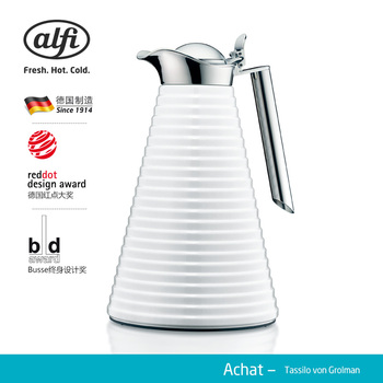 alfi进口欧式高真空双层玻璃内胆保温壶简约大容量保温瓶Achat 1L