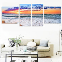 办公室装饰画 大海日出 客厅沙发背景墙壁挂画现代简约无框画组合_250x250.jpg