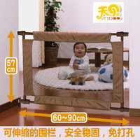 出口日本婴儿童安全门栏网布楼梯过道厨房窄门隔离宝宝防护围栏S_250x250.jpg