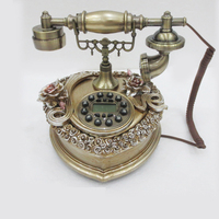 丽盛美式古典客厅欧式仿古电话摆件古董电话创意摆设 FTL0212_250x250.jpg