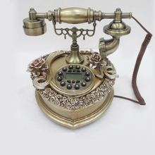 丽盛美式古典客厅欧式仿古电话摆件古董电话创意摆设 FTL0212