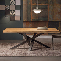 LOFT美式铁艺餐桌椅咖啡桌实木长方形办公桌会议长桌电脑桌工作台_250x250.jpg