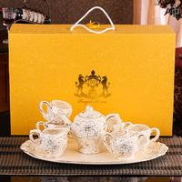 皇饰陶瓷摆件创意欧式茶具套装家居客厅工艺品装饰品结婚礼物_250x250.jpg