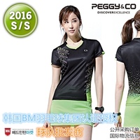 2016春夏新品韩国 PEGGY&CO女夏季运动速干羽毛球套装正品c_250x250.jpg