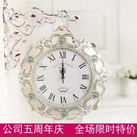 欧式客厅石英钟卧室静音创意时钟树脂宝石工艺双面挂钟钟表特价_250x250.jpg