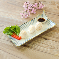 剑林 青花 创意日式复古手绘 寿司盘烤肉平盘长方形盘子陶瓷餐具_250x250.jpg