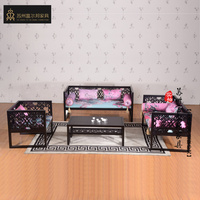 新中式沙发组合实木布艺沙发印花山水沙发售楼处会所客厅家具现货_250x250.jpg