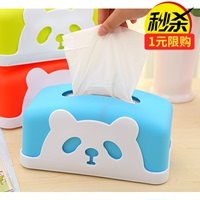 糖果色创意纸巾盒卡通可爱熊猫塑料多功能置物架卷纸抽纸巾抽_250x250.jpg