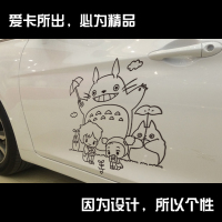 爱卡车贴首发出品宫崎骏之龙猫一家亲 呵护小花朵 侧门贴吉卜力_250x250.jpg