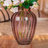 浮雕花瓶欧式玻璃彩色花瓶 花瓶玻璃彩色玻璃花瓶多色可选 大号_250x250.jpg