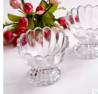 新款特价冰激凌杯 奶昔杯子 莲花形状玻璃杯 高脚玻璃碗 家居精品_250x250.jpg