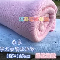 新品良良婴童手工柔滑冰丝毯竹纤维盖毯盖被手工花边夏季空调毯子_250x250.jpg