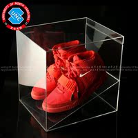 北卡 斜面展示水晶鞋盒 简易鞋柜 透明亚克力篮球鞋收纳 飞人鞋盒_250x250.jpg