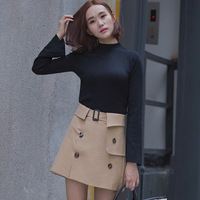 新款女装韩国半身裙 双扣系腰带女式A字短裙子女士秋装新款_250x250.jpg