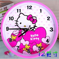 静音时尚卡通儿童钟表客厅卧室挂钟 创意挂钟可爱时钟壁钟石英钟_250x250.jpg