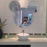 迪斯尼米老鼠米妮镜子 卡通装饰镜/洗浴镜/玄关镜/浴室卫浴间镜子_250x250.jpg