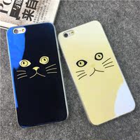 镭射蓝光猫咪手机壳包邮 iPhone5s/6s/plus手机套透明硅胶情侣款_250x250.jpg