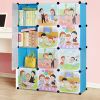 简易储物柜子组装儿童卡通组合收纳箱经济型塑料置物架衣柜衣橱柜_250x250.jpg