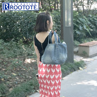 ROOTOTE日本女包 2016春夏新款牛仔帆布包 小款手提包单肩包_250x250.jpg