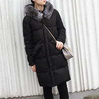 2016冬装新款女装黑色羽绒服中长款修身显瘦白鸭绒羽绒衣冬装外套_250x250.jpg