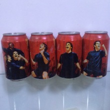 2206年荷兰产世界杯足球赛范尼足球明星可口可乐纪念套罐