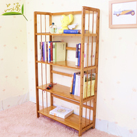 楠竹简易书架组合书柜置物架多层创意实木落地学生儿童收纳架特价_250x250.jpg