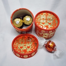 中国风烫金喜糖盒子成品实惠型费列罗好时德芙巧克力批发厂家直销