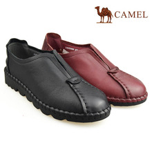 CAMEL/骆驼2016秋季时尚舒适柔软牛皮女鞋单鞋A163504084专柜正品