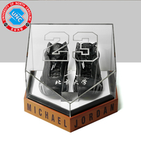 北卡大学 球鞋收纳盒 透明水晶篮球鞋盒Jordan珍藏AJ高级展示礼品_250x250.jpg