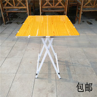 折叠桌便携玻璃钢面正方形折叠餐桌小户型家用吃饭桌爱家方桌包邮_250x250.jpg