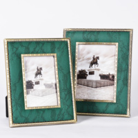 一对皮质方形宝石绿色画框6寸7寸客厅卧室书房样板间床头柜相框_250x250.jpg