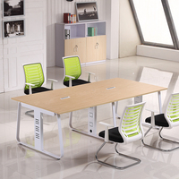 办公家具简易大小型板式会议桌简约现代电脑办公桌会客洽谈桌组合_250x250.jpg
