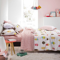 韩式可爱公主粉色床单款四件套全棉被套纯棉四件套夏床上用品包邮_250x250.jpg