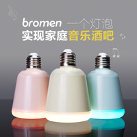 Bromen智能家居音乐灯泡 手机遥控无线彩色变色灯泡 蓝牙音箱音响_250x250.jpg