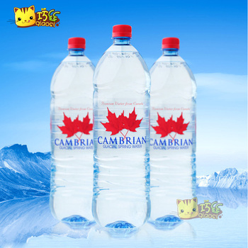 加百利 加拿大原装进口天然冰川水1.5L×12瓶弱碱性矿物质软水